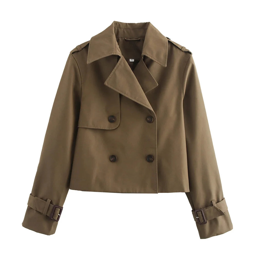 Vintage Cropped Trench