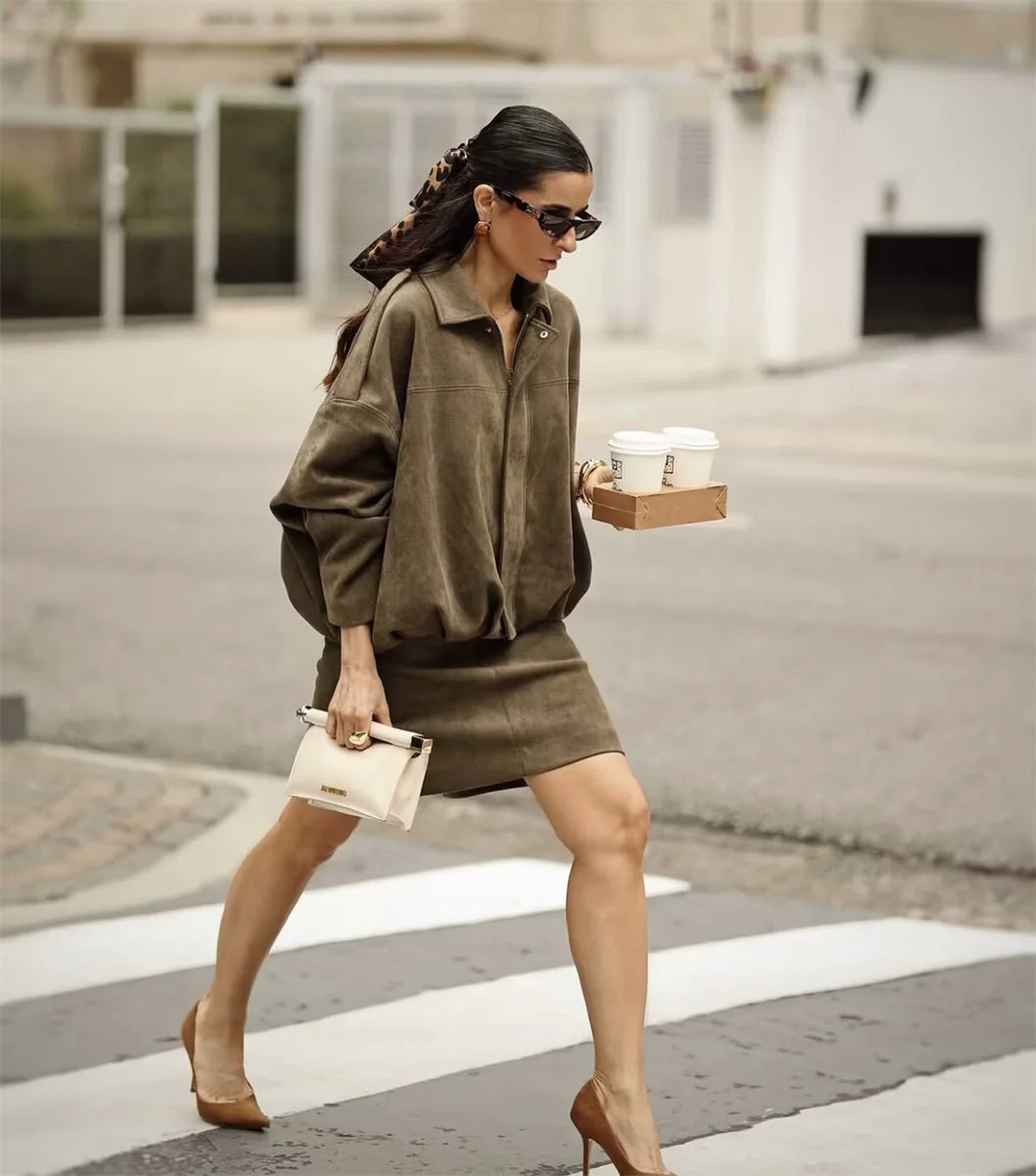 Army style bomber jacket