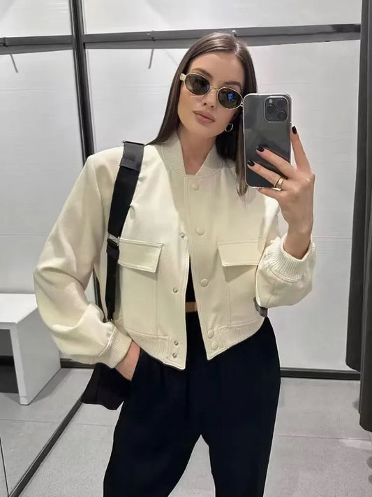 Pockets Bomber Jacket