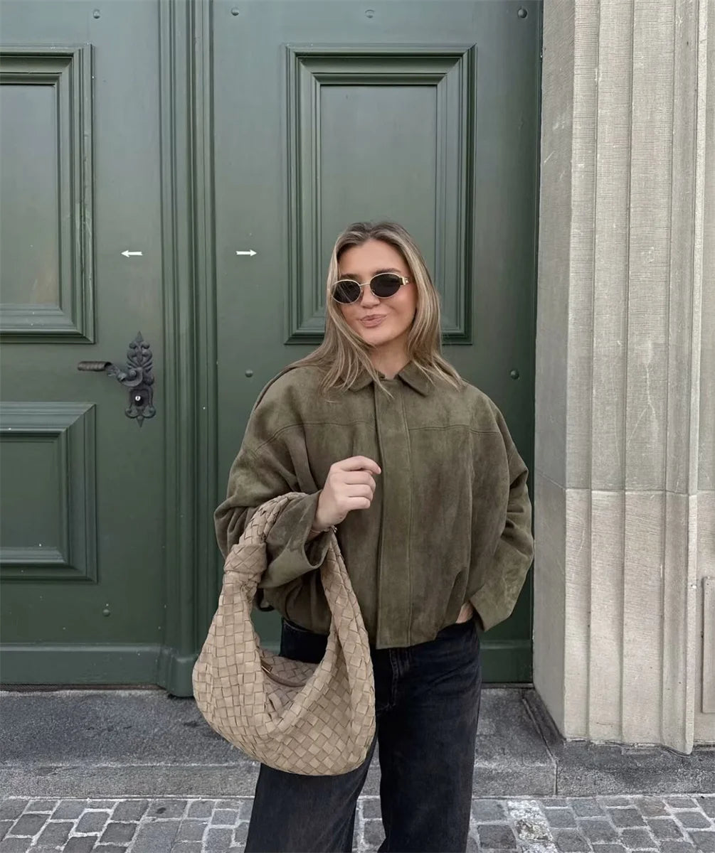 Army style bomber jacket